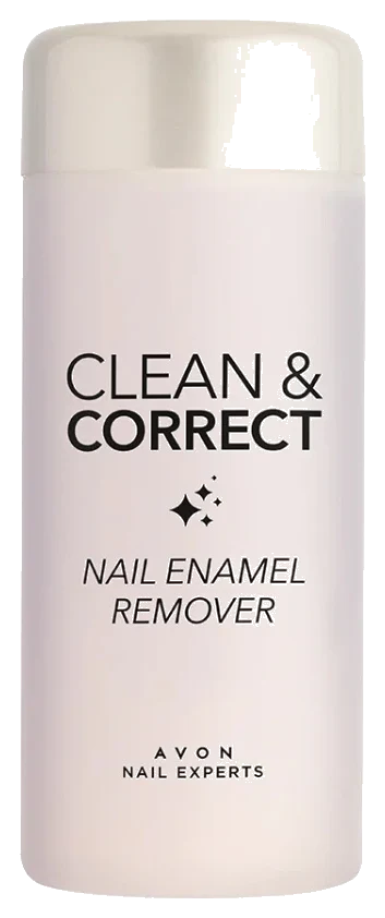 Dizolvant pentru lac de unghii Avon Clean & Correct cu pantenol, fără acetonă, 150 ml